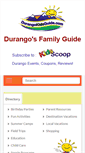 Mobile Screenshot of durangokidsguide.com